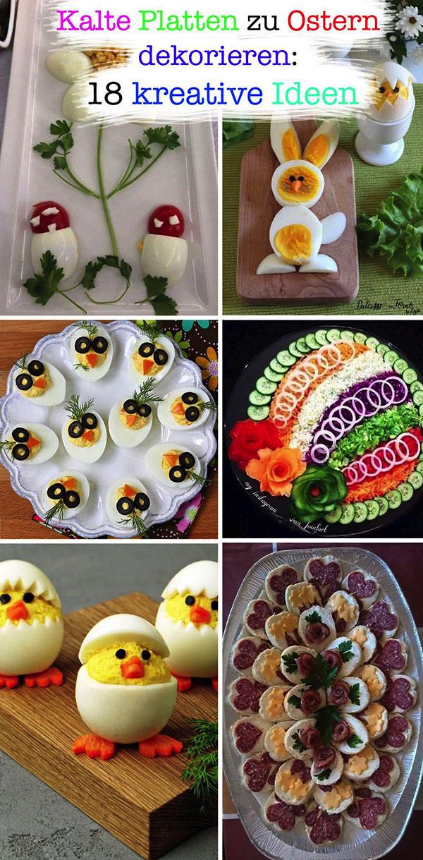 Zubereitung des Rezepts Kalte Platten zu Ostern dekorieren: 18 kreative Ideen, schritt 1